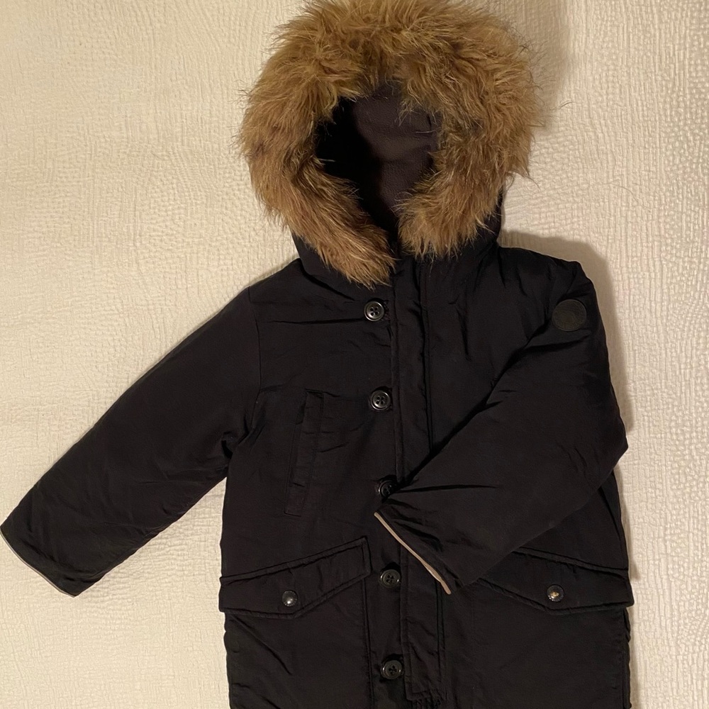 Baby Gap 4T Black Warmest Puffer Coat